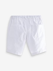 White Pull-On Shorts (3-16yrs) - Image 2 of 2