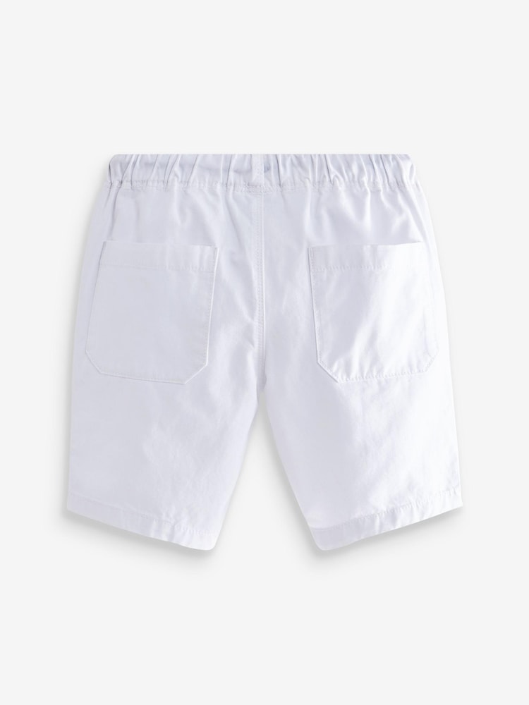White Pull-On Shorts (3-16yrs) - Image 2 of 2