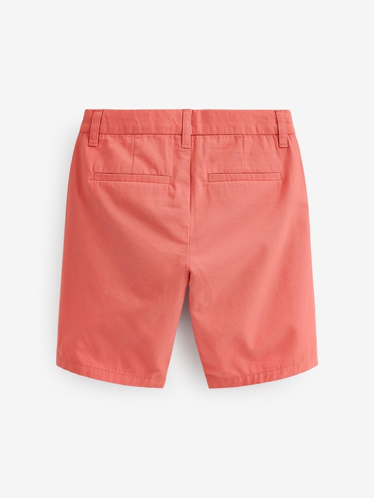 Coral Pink Chino Shorts (3-16yrs) - Image 2 of 2