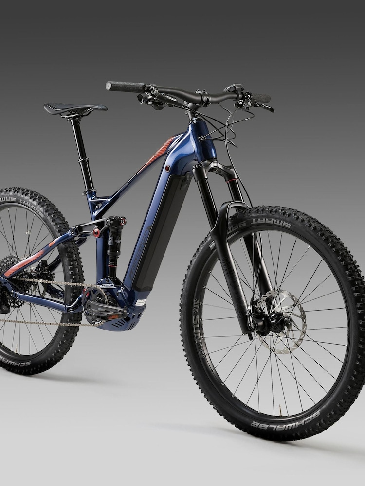 Decathlon Blue 27.5 Inch Electric All Mountain Stilus E-Am 160-170 Cm Bike - Image 2 of 6