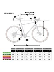 Decathlon Size XS Grey Gravel Triban Grvl 520 Sram Apex Bike - Image 5 of 6