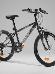 Decathlon Black 20 Inch Kids Mountain Bike Rockrider St 500 6-9 Years - Image 3 of 7