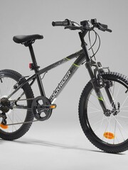 Decathlon Black 20 Inch Kids Mountain Bike Rockrider St 500 6-9 Years - Image 5 of 7
