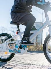 Decathlon White 16 Inch Kids Bike Inuit 100 4-6 Years - Image 2 of 5