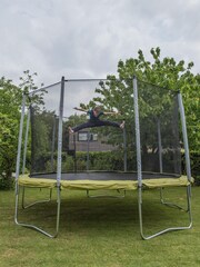 Decathlon Grey Round 420 Trampoline With Safety Net - Image 3 of 6