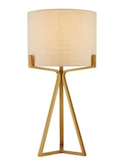 Village At Home Gold Brushed Clifford Table Lamp - Image 2 of 2
