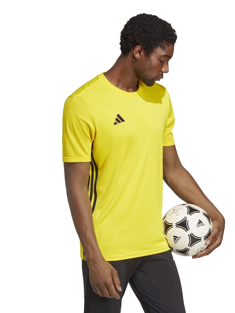 adidas Yellow/Black Tabela 23 Jersey - Image 2 of 8