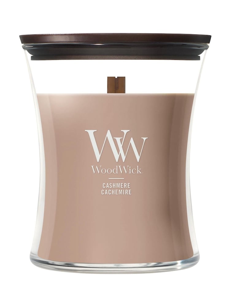 Woodwick Brown Medium Hourglass 1 Wick Candle - Image 1 of 1