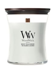 Woodwick Grey Medium Hourglass 1 Wick Candle - Image 1 of 1