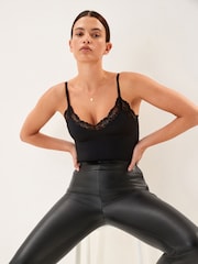 Black Smoothing Lace Trim Body - Image 2 of 7