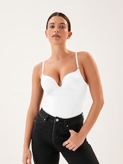 White Wired Triple Boost & Tummy Control Smoothing Body - Image 1 of 3