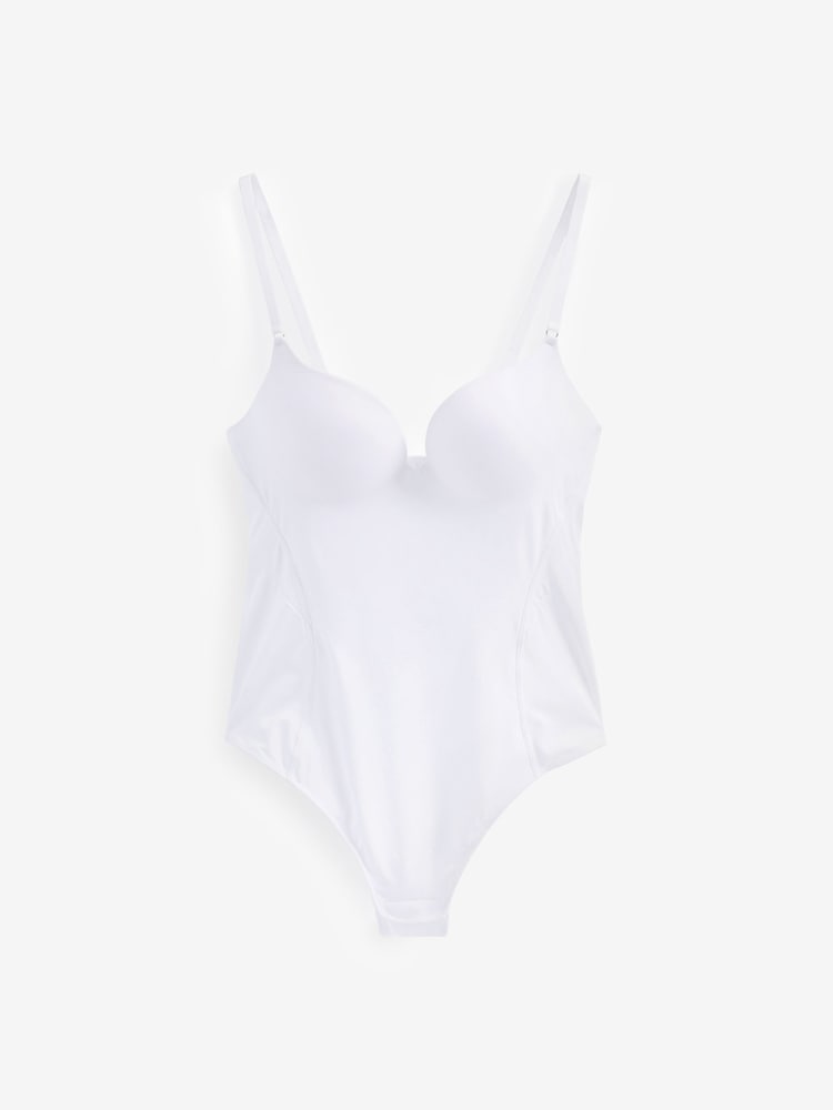 White Wired Triple Boost & Tummy Control Smoothing Body - Image 3 of 3