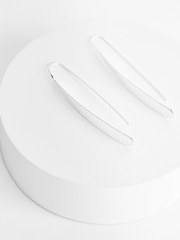 Silver Tone Pull Through Earrings - Image 3 of 4