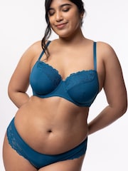 Dorina Curves Kelsea Eco Unwattierte Bügel-BHs, Petrolblau/Rosa, 2er-Pack - Bild 11 von 17