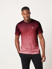 Coral Red Stag Dip Dye T-Shirt - Image 1 of 5
