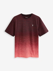 Coral Red Stag Dip Dye T-Shirt - Image 5 of 5