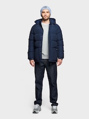 Penfield Blue Contrast Puffer Coat - Image 2 of 9