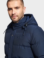 Penfield Blue Contrast Puffer Coat - Image 3 of 9