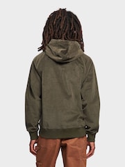 Penfield Green Corduroy Hooded Sweatshirt - Image 2 of 7