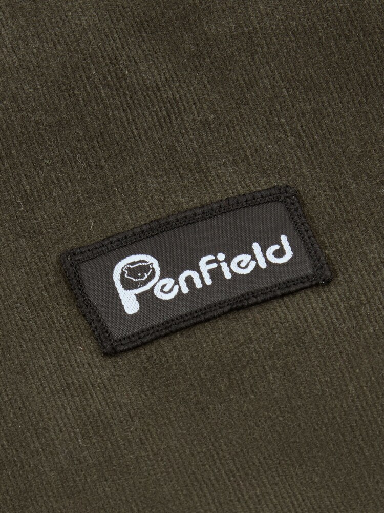 Penfield Green Corduroy Hooded Sweatshirt - Image 7 of 7