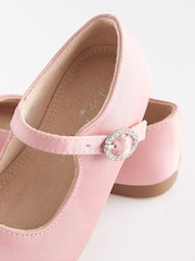 Pink Stain Resistant Satin Wide Fit (G) Bridesmaid Collection Mary Jane Occasion Shoes - Image 3 of 3