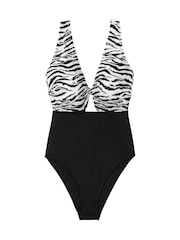 Dorina Burdine Black Eco Non Padded Tummy Control Swimsuit - Image 6 of 6