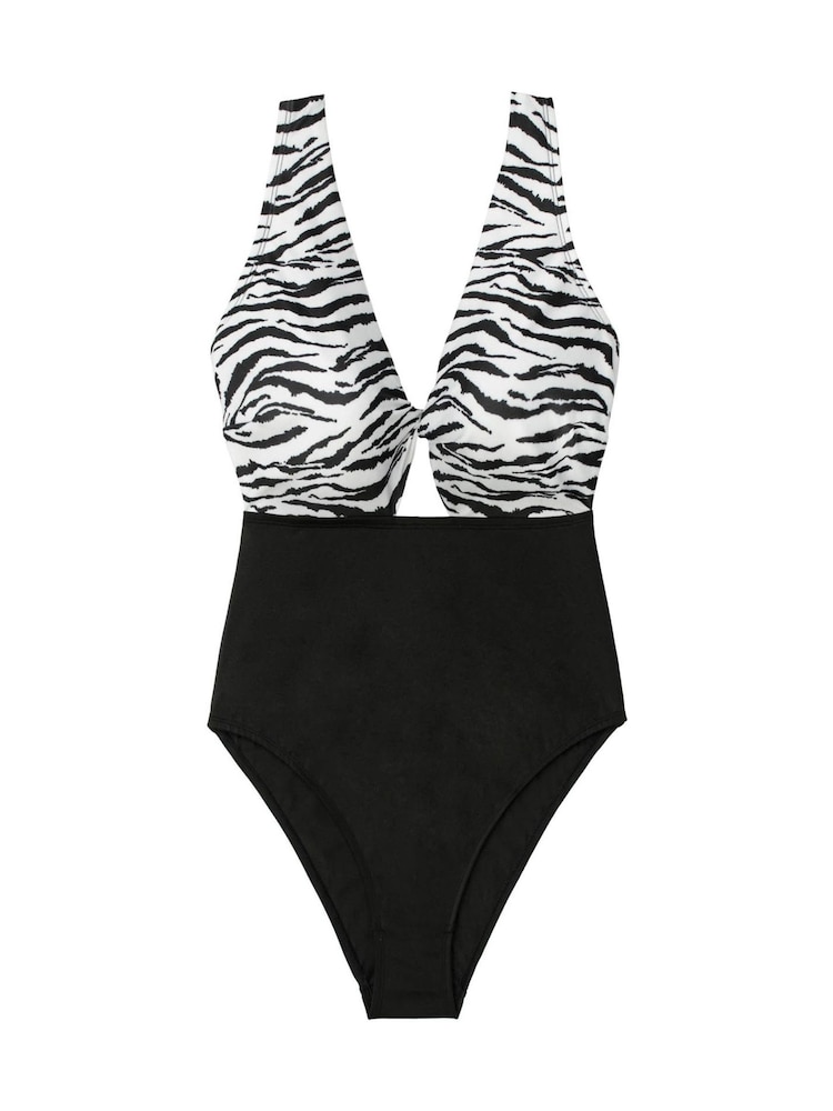 Dorina Burdine Black Eco Non Padded Tummy Control Swimsuit - Image 6 of 6
