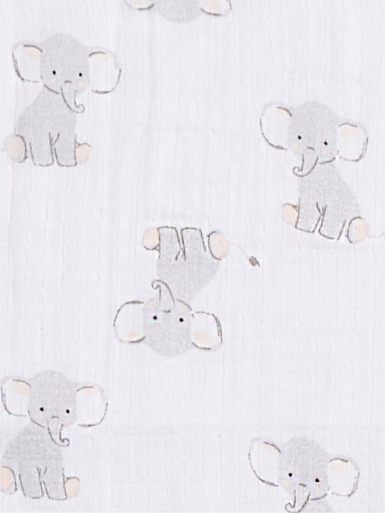 aden + anais White Essentials Muslin Comforter Security Safari 100% Cotton Blankets 2 Pack - Image 2 of 4 aden + anais White Essentials Muslin Comforter Security Safari 100% Cotton Blankets 2 Pack - Image 2 of 4