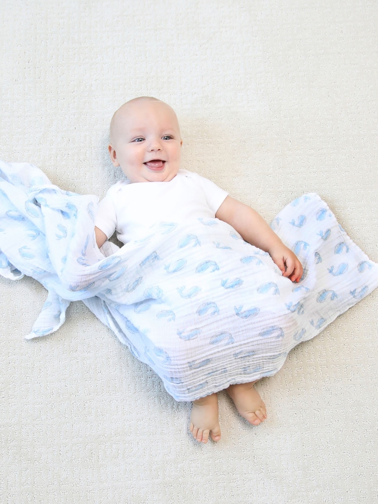 Aden & Anais Natural History Essentials Muslin Blankets 4 Pack - Image 10 of 10