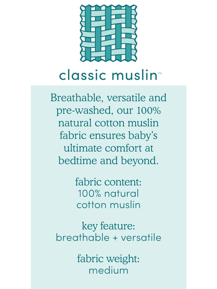 حزمة من 4 بطانيات موسلين قطن 100% Essentials من Aden + Anais - Image 5 of 8