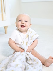 Aden & Anais Natural History Essentials Muslin Blankets 4 Pack - Image 9 of 10