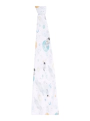aden + anais Natural Essentials 100% Cotton Muslin Blanket Space Explorers - Image 2 of 6