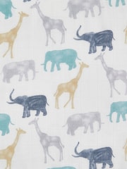 aden + anais Green Large Silky Soft Muslin Expedition 100% Cotton Blankets 3 Pack - Image 5 of 5