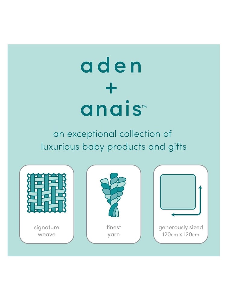 aden + anais Harry Potter Iconic Large 100% Cotton Muslin Blankets 4 Pack - Image 5 of 6