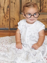 aden + anais White Light 1.0 TOG 100% Cotton Muslin Sleeping Bag - Image 1 of 7