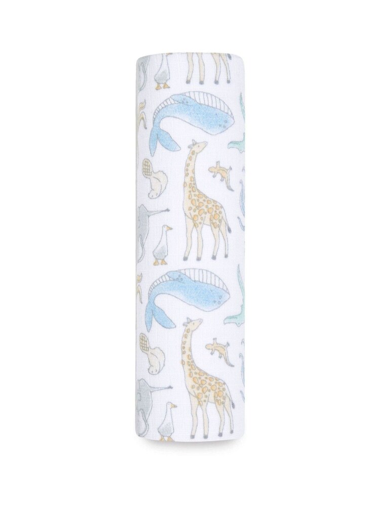 aden + anais White Essentials History 100% Cotton Muslin Blanket - Image 2 of 5