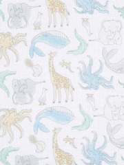 aden + anais White Essentials History 100% Cotton Muslin Blanket - Image 4 of 5