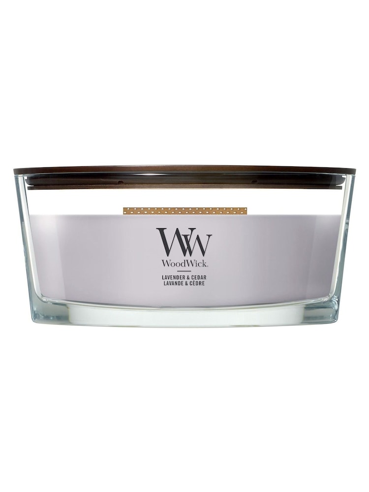 Woodwick Lilac Ellipse Candle - Image 1 of 1 Woodwick Lilac Ellipse Candle - Image 1 of 1