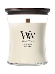 Woodwick Cream Medium Hourglass 1 Wick Candle - Image 1 of 1