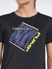 Reebok Black Les Mills® BodyPump® ACTIVCHILL Athletic T-Shirt - Image 5 of 6