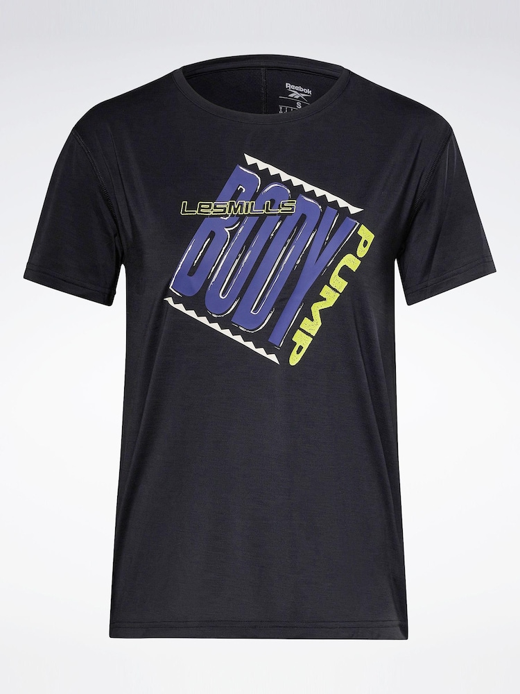 Reebok Black Les Mills® BodyPump® ACTIVCHILL Athletic T-Shirt - Image 6 of 6