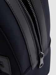 Reiss Dark Navy Ethan Neoprene Backpack - Image 7 of 7