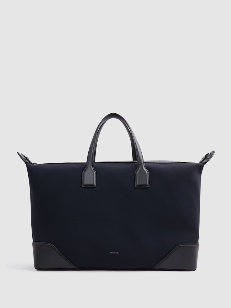 Reiss Dark Navy Elliot Neoprene Holdall - Image 1 of 7