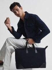 Reiss Dark Navy Elliot Neoprene Holdall - Image 3 of 7