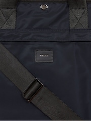 Reiss Dark Navy Callum Nylon Webbing Suit Bag - Image 6 of 7