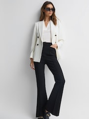Reiss Cream Taylor V-Neck Shell Blouse - Image 3 of 5