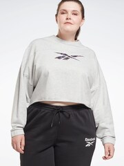 Reebok Grey Plus Size Modern Safari Sweatshirt - Image 1 of 6