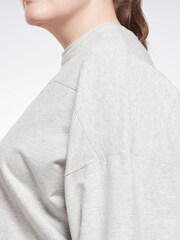 Reebok Grey Plus Size Modern Safari Sweatshirt - Image 5 of 6