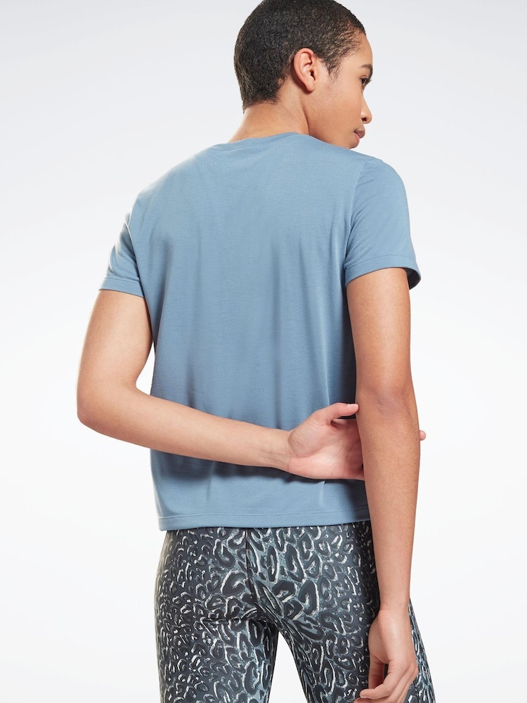 Reebok Blue Modern Safari Logo T-Shirt - Image 2 of 6
