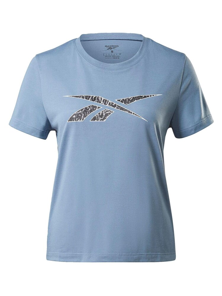 Reebok Blue Modern Safari Logo T-Shirt - Image 6 of 6